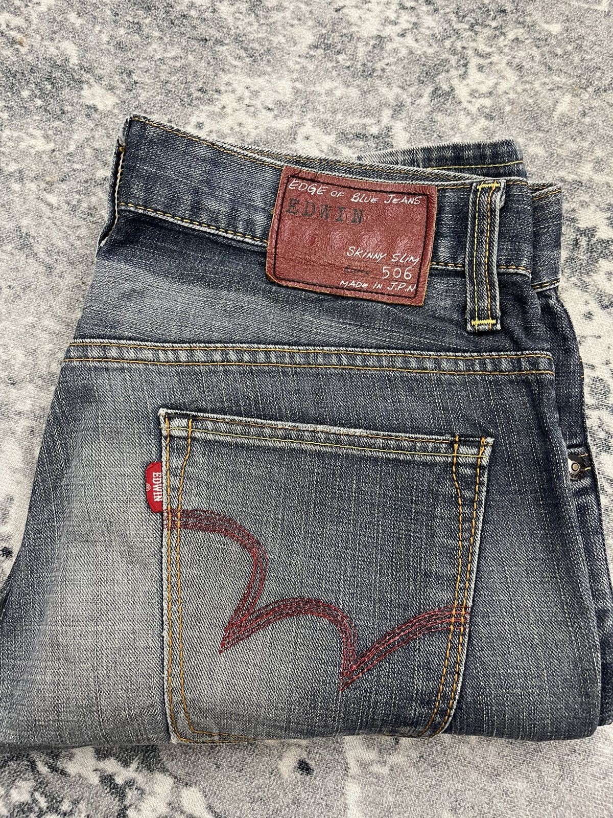 Edwin Edwin Edge Of Blue Distressed Jeans s21 Size US 32 / EU 48 - 19 Thumbnail