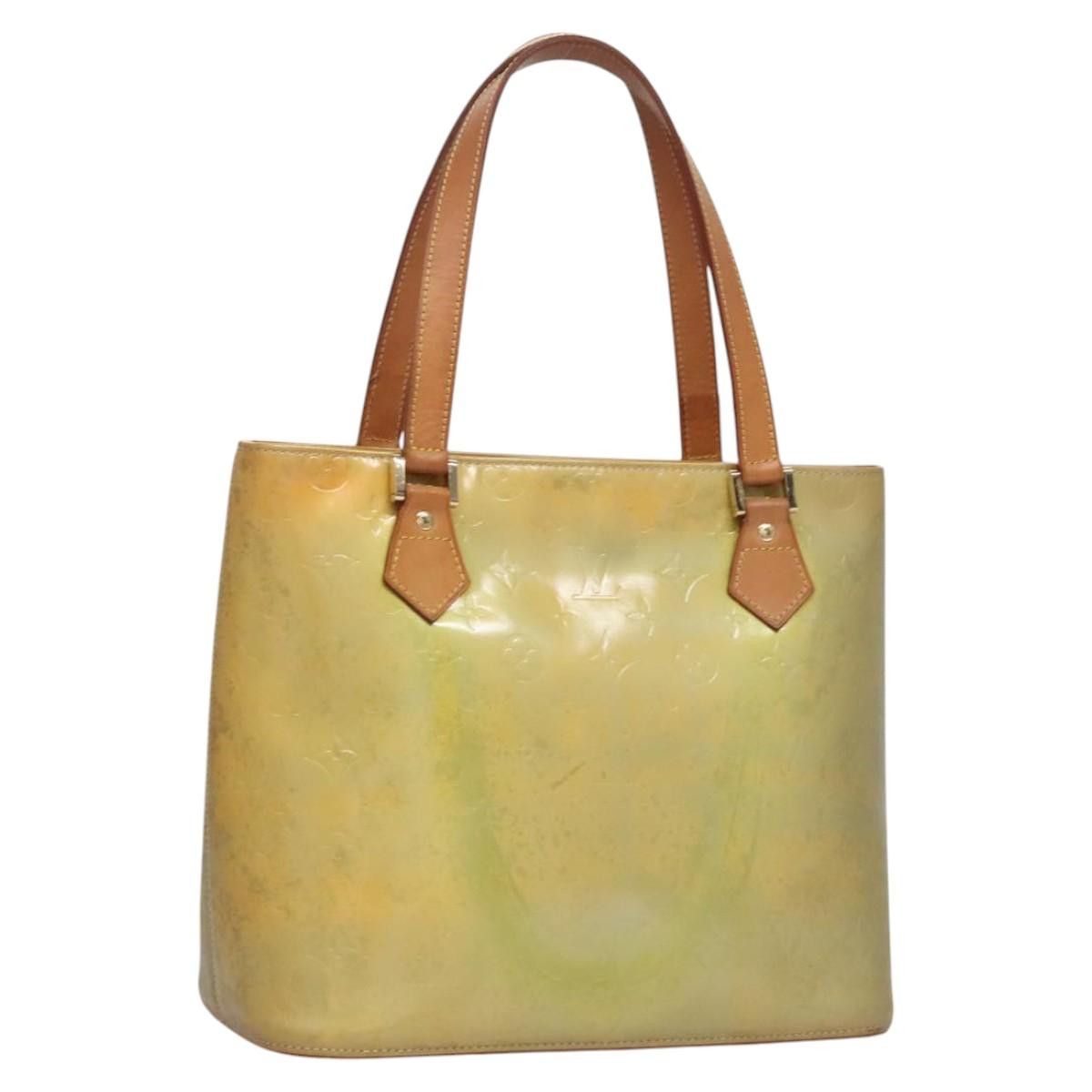 Louis Vuitton LOUIS VUITTON Monogram Vernis Houston Hand Bag Gris M91053 Size ONE SIZE - 1 Thumbnail