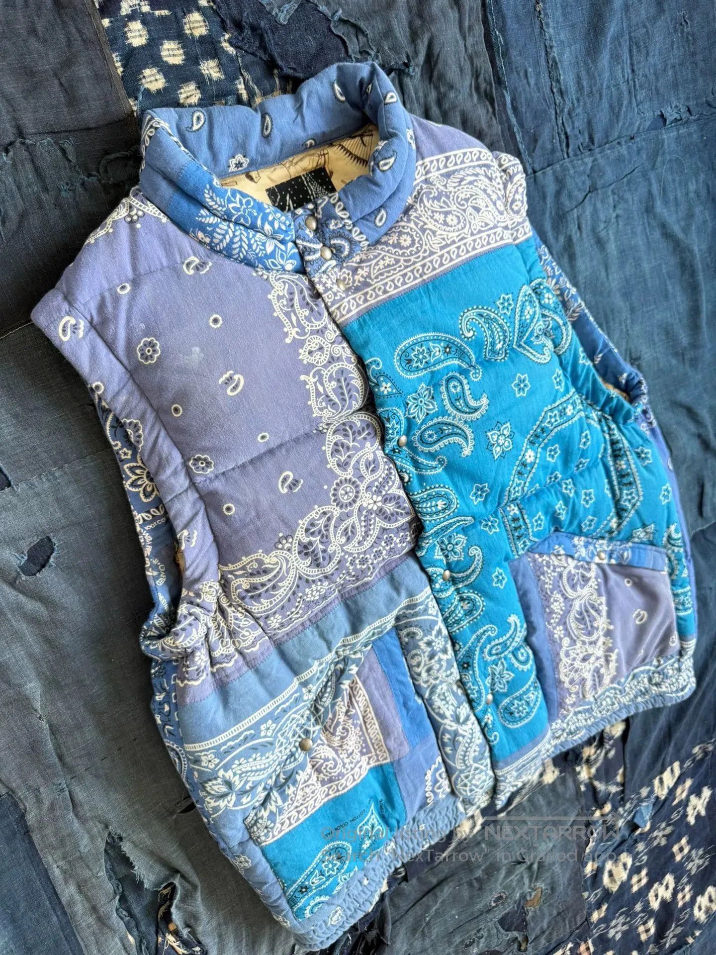 Visvim visvim insulator down vest in blue. Size US L / EU 52-54 / 3 - 6 Thumbnail