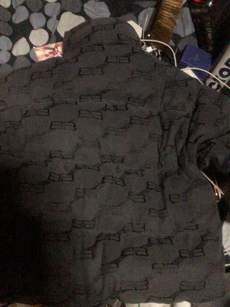 Balenciaga Balenciaga size 36 Double B Buckle Printed Grey Cotton Jac Size XS / US 0-2 / IT 36-38 - 2 Thumbnail