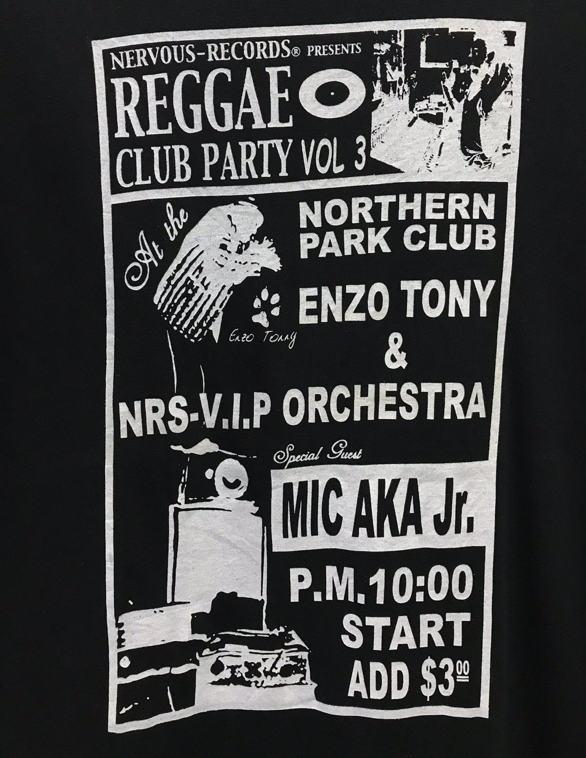 Band Tees Vintage Nervous Records Reggae Club Party Vol 3 Shirt Size US XL / EU 56 / 4 - 3 Thumbnail