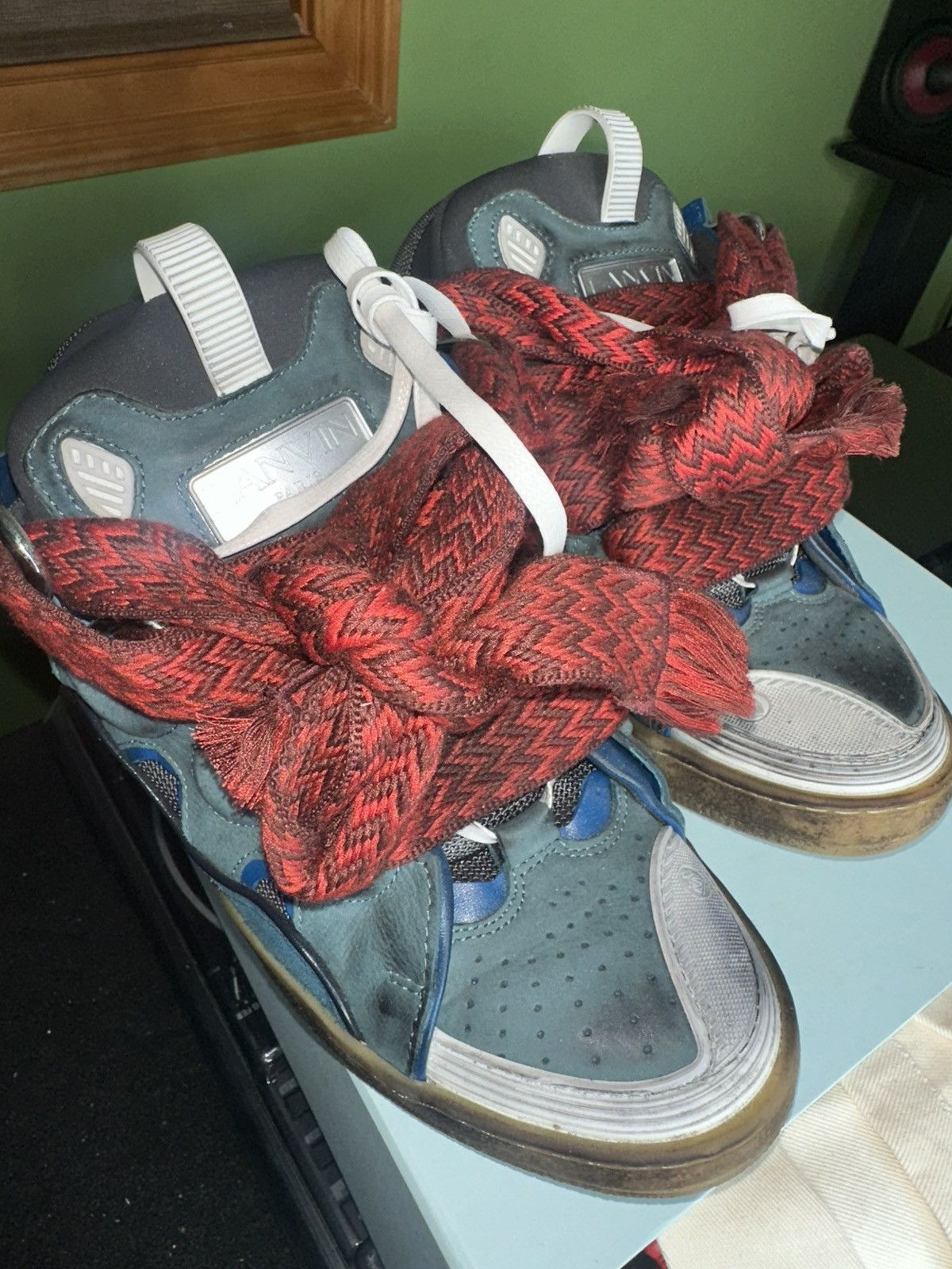 Lanvin Lanvin curb sneaker | Blue Size US 8 / EU 41 - 5 Thumbnail