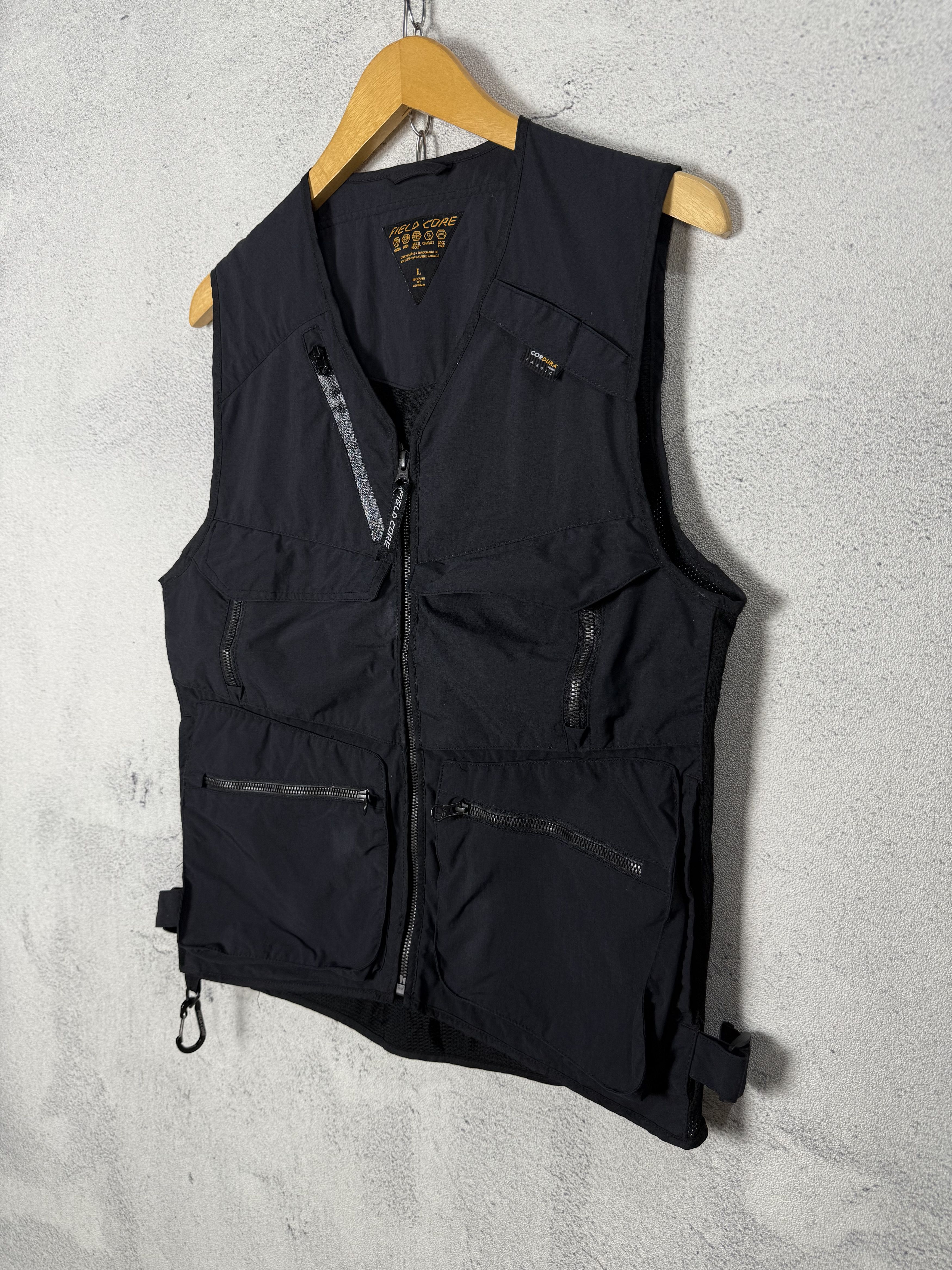 Japanese Brand Fieldcore Multi Pocket Tactical Cordura Vest Biker Size US M / EU 48-50 / 2 - 3 Thumbnail