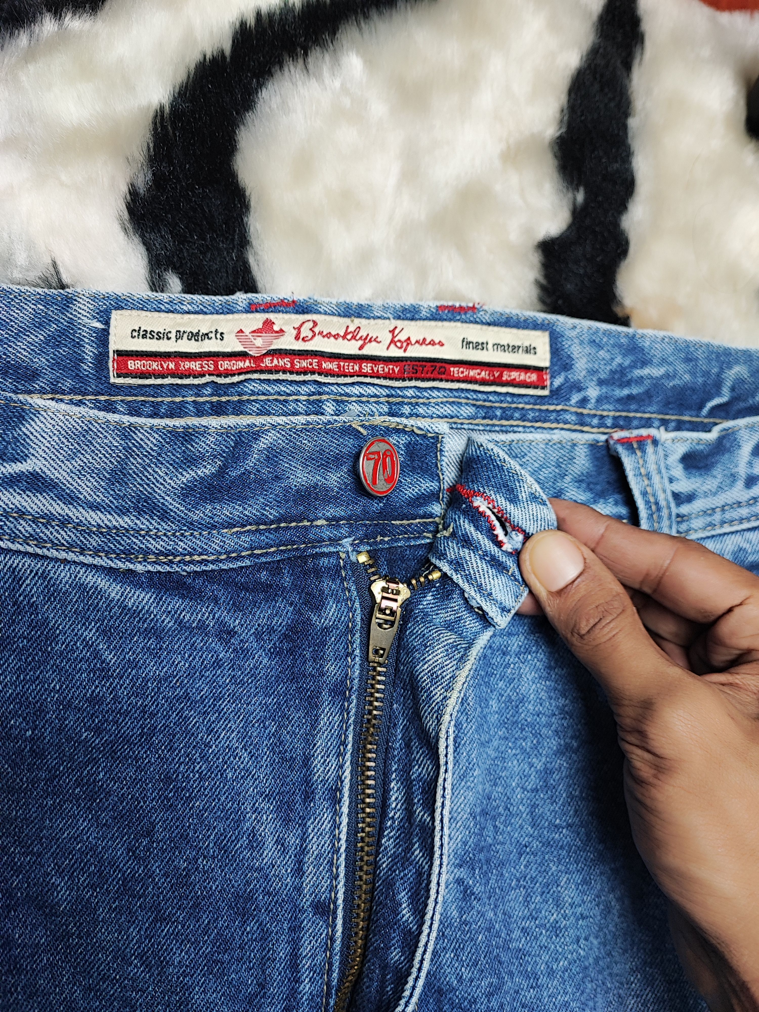 Brooklyn Xpress BAGGY DOUBLE KNEE VINTAGE Y2K BROOKLYN XPRESS JEANS Size US 40 / EU 56 - 8 Thumbnail