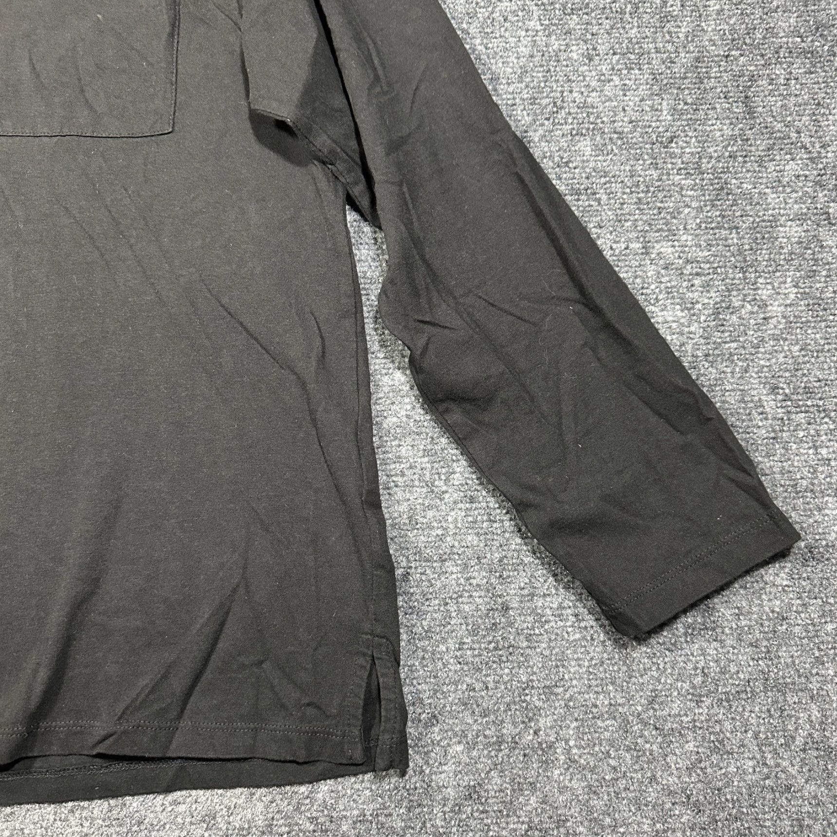 J.Crew J.CREW Shirt Womens M Black Cotton Long Sleeve Tee Shirt Size M / US 6-8 / IT 42-44 - 3 Thumbnail