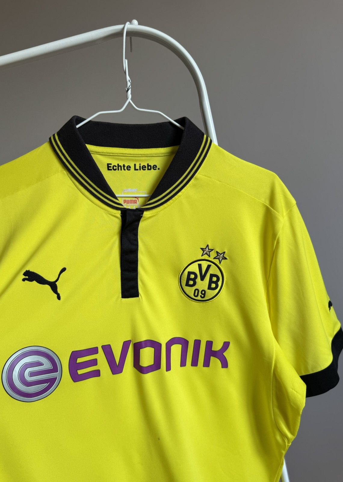 Vintage Borussia Dortmund Puma Home Shirt Jersey 2012 2013 football Size US XXL / EU 58 / 5 - 4 Thumbnail