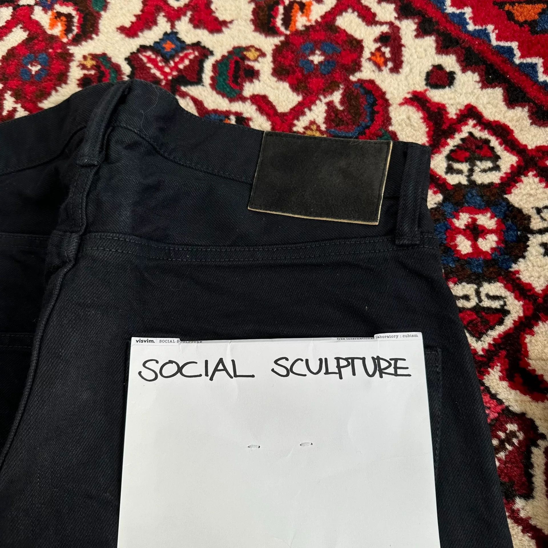 Visvim visvim 22ss 01.2OW CMYK Black Jeans W32 L30 Size US 32 / EU 48 - 3 Thumbnail