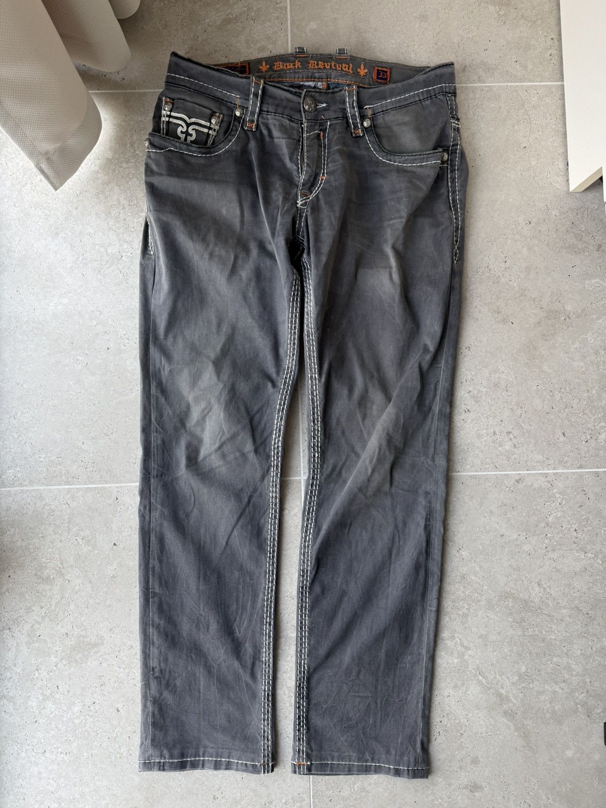 Rock Revival rock rival jeans baggy Size US 33 - 2 Thumbnail