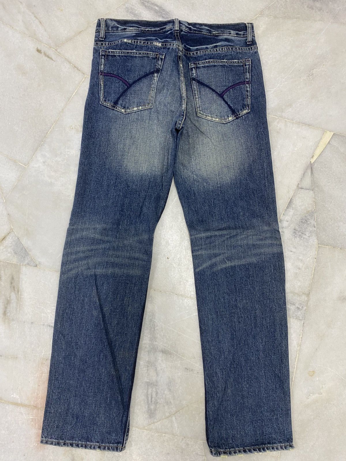 Takeo Kikuchi Size 31x30.5 Vintage Takeo kikuchi Distressed Jeans Faded Size US 31 - 10 Thumbnail
