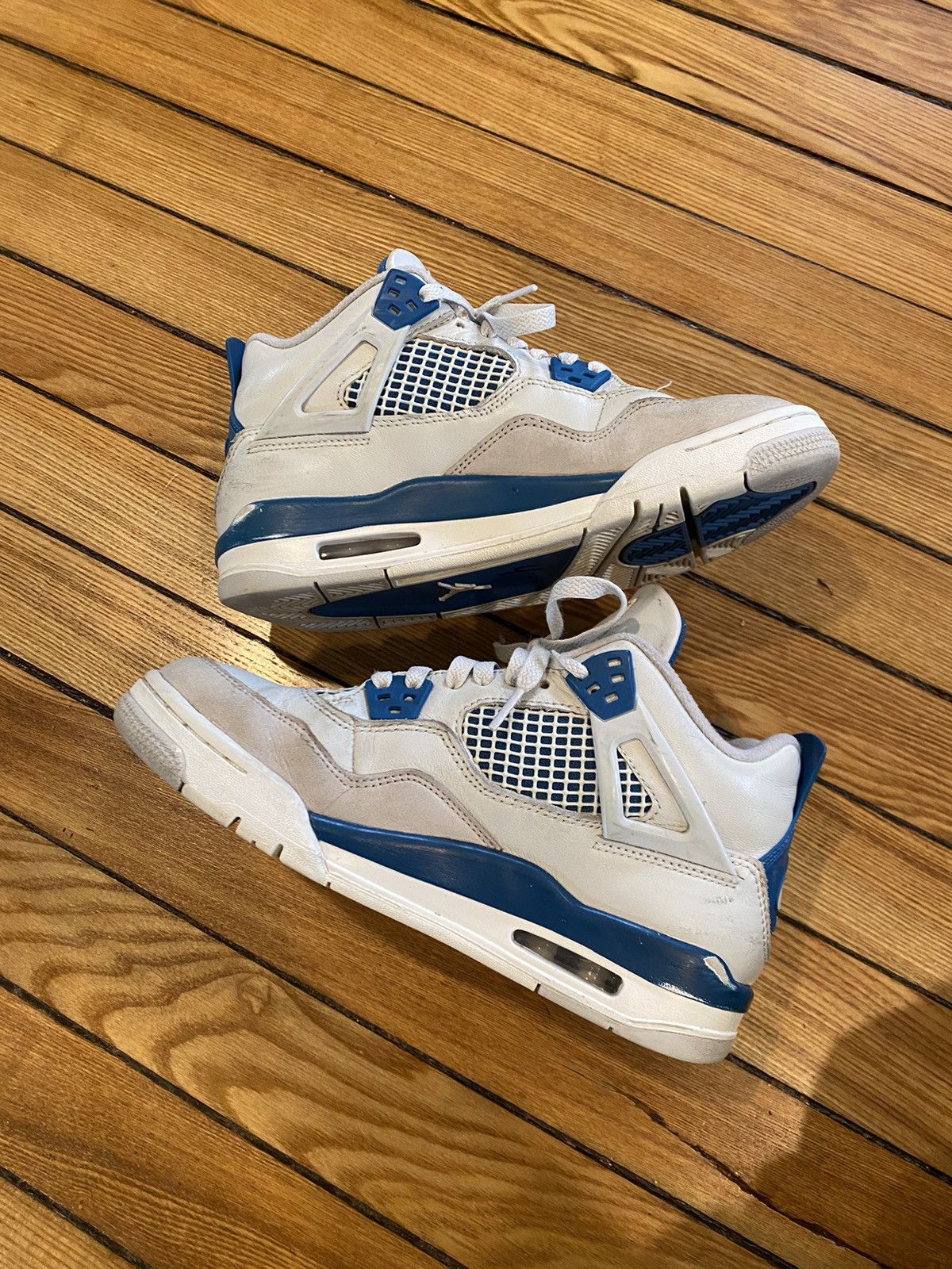 Jordan Brand × Nike 5.5Y 7W military blue Jordan 4 retro Size US 5.5 / EU 38 - 10 Thumbnail