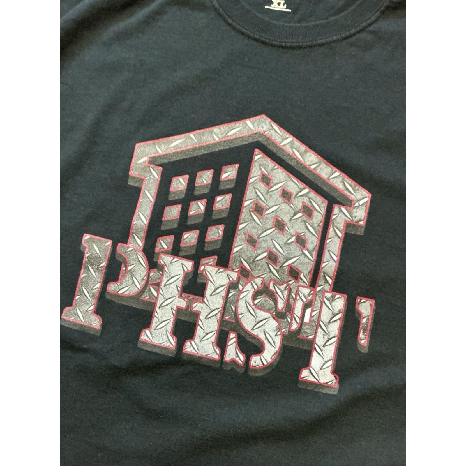 Logo 7 VINTAGE PHST Public Housing Skate Team House Logo Graphic Black L/S T-Shirt XL Mens Size US XL / EU 56 / 4 - 6 Thumbnail