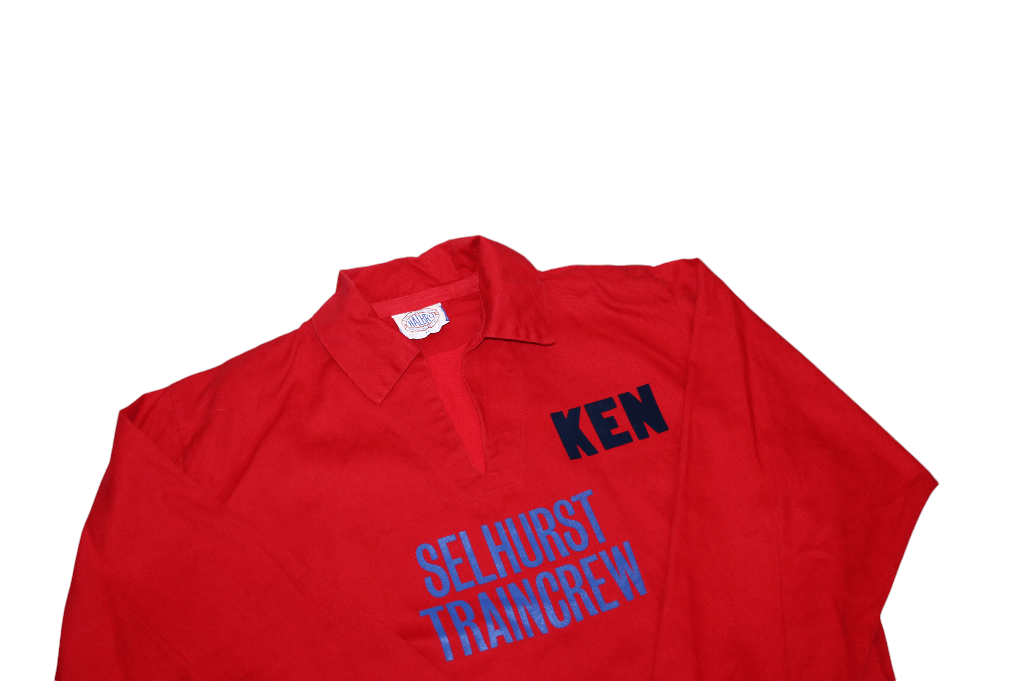 Other UK VTG 70's 80's Halbro UK Rugged Twill Rugby Polo Shirt Size US XL / EU 56 / 4 - 5 Thumbnail