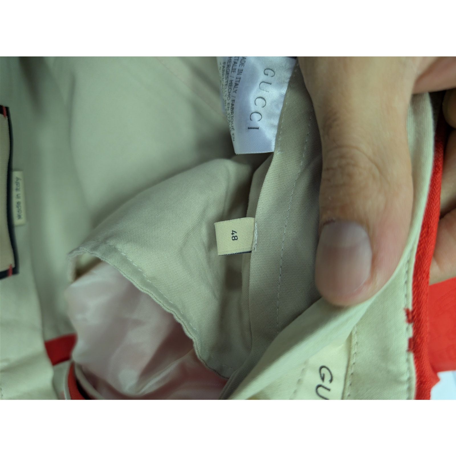 Gucci o1rshd1 Formal Pants in Red Size US 32 / EU 48 - 15 Thumbnail