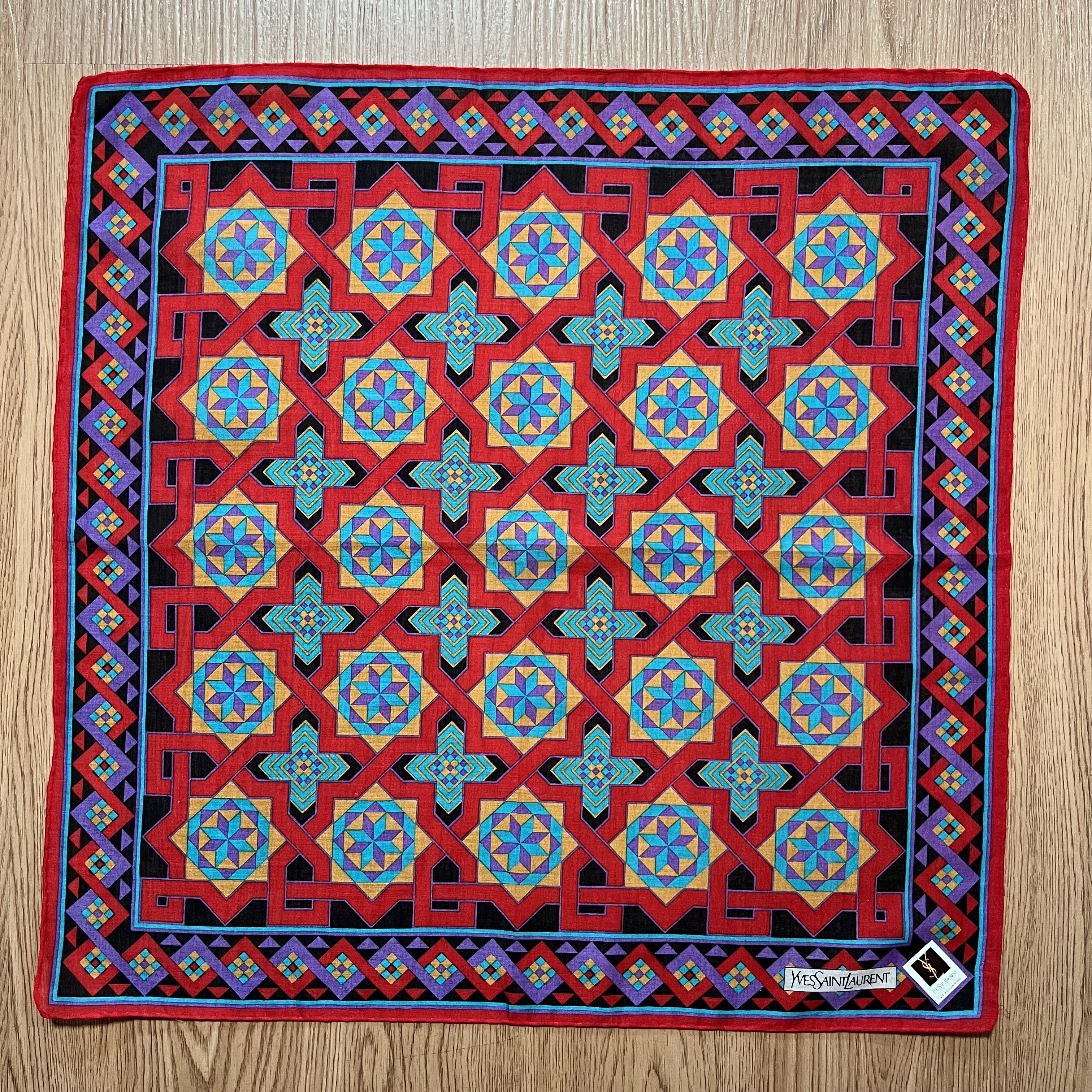 Yves Saint Laurent Vintage Yves Saint Laurent Handkerchief Size ONE SIZE - 1 Thumbnail