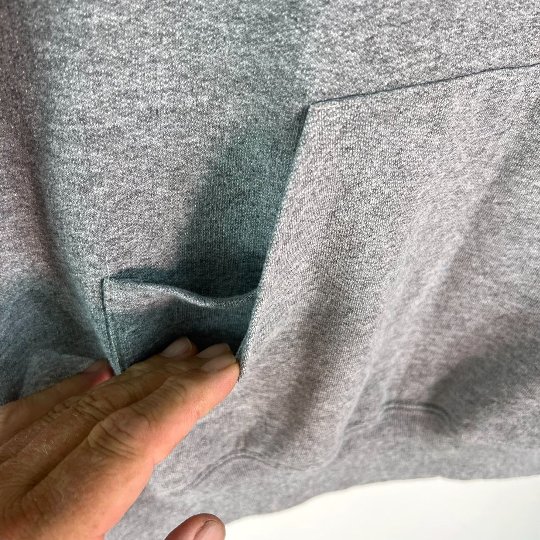 Jerzees OPPAI Jerzees Hoodie Mens L Gray Red Long Sleeve Pullover Sweatshirt 50/50 100% Genuine US Seller Size US L / EU 52-54 / 3 - 3 Thumbnail