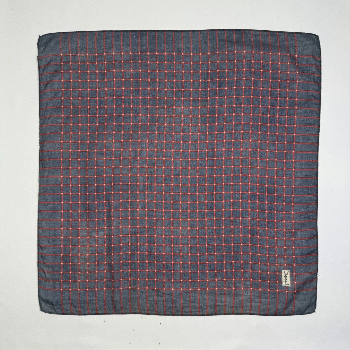 Yves Saint Laurent Vintage Yves Saint Laurent YSL Pocket Square Handkerchief Size ONE SIZE - 2 Thumbnail