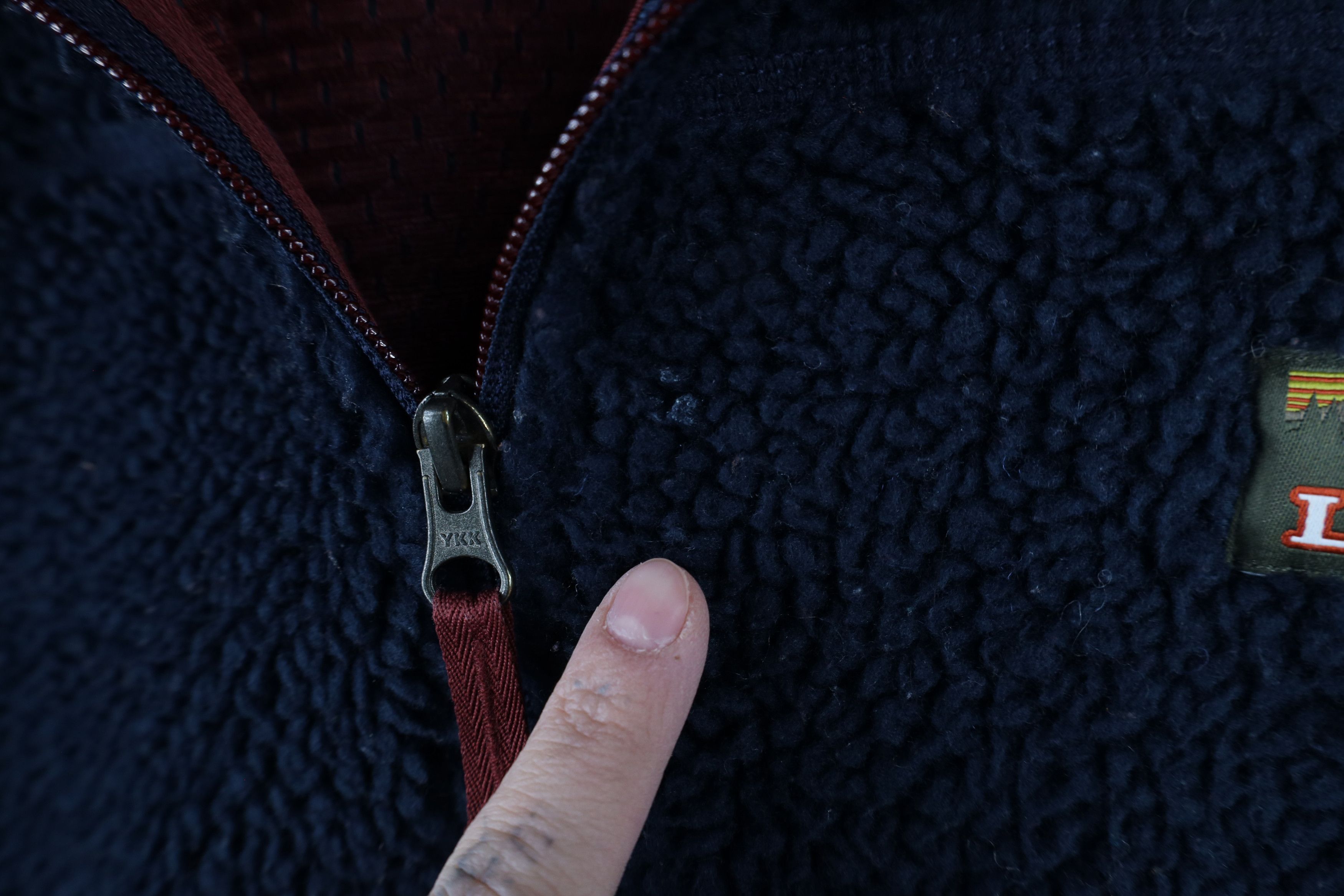 L.L. Bean × Vintage Vintage Ll Bean Spell Out Deep Pile Fleece Vest Jacket Blue Size US XL / EU 56 / 4 - 5 Thumbnail