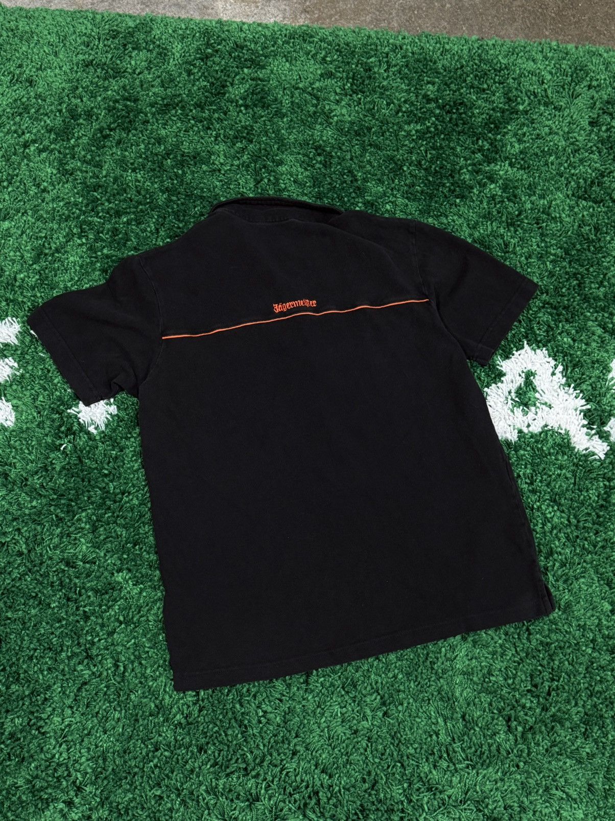 Jagermeister RARE Vintage Jagermeister Logo Piping Polo Black Medium Size US M / EU 48-50 / 2 - 3 Thumbnail