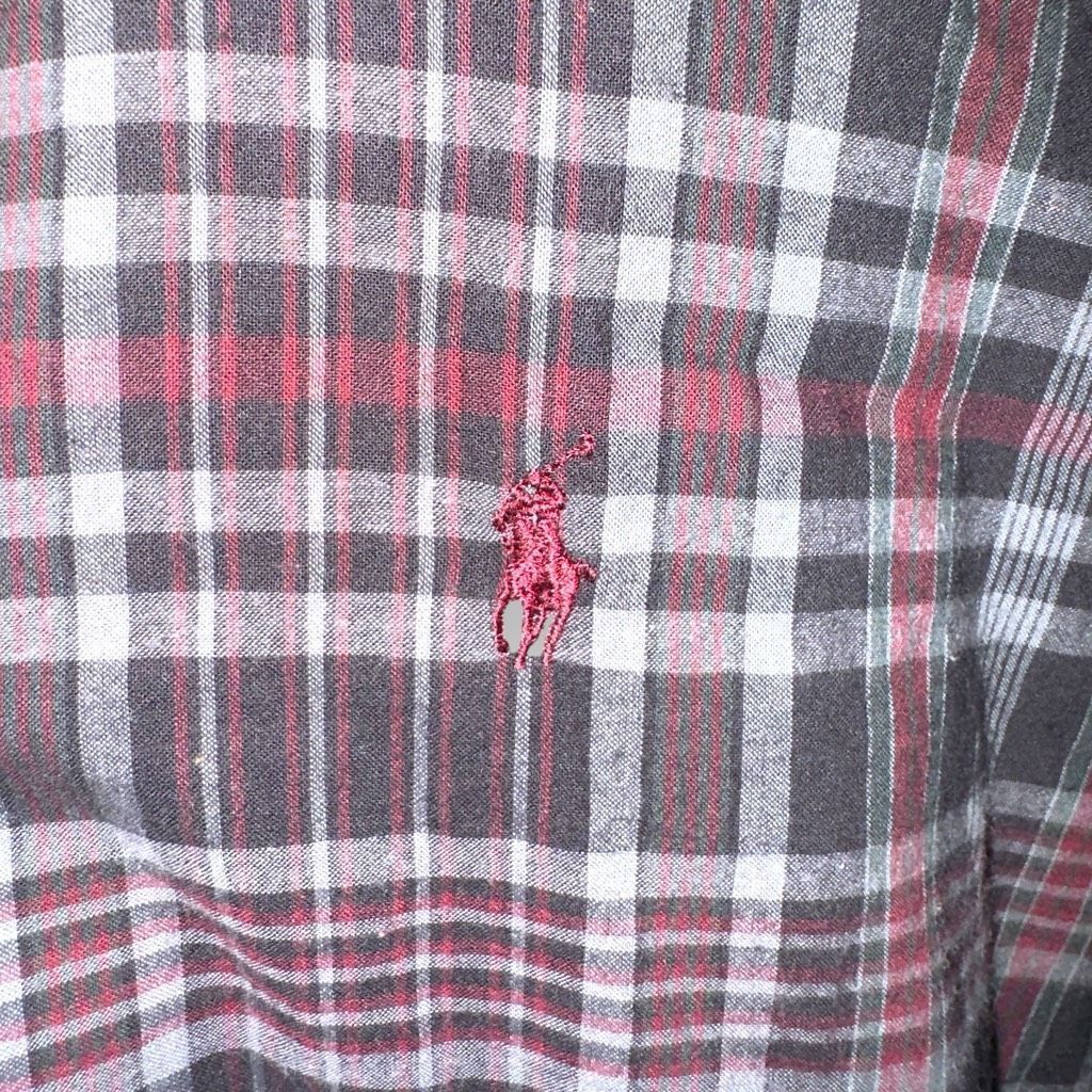 Polo Ralph Lauren Polo Ralph Lauren Blake Black Madras S/S Button Down Shirt L Size US L / EU 52-54 / 3 - 3 Thumbnail