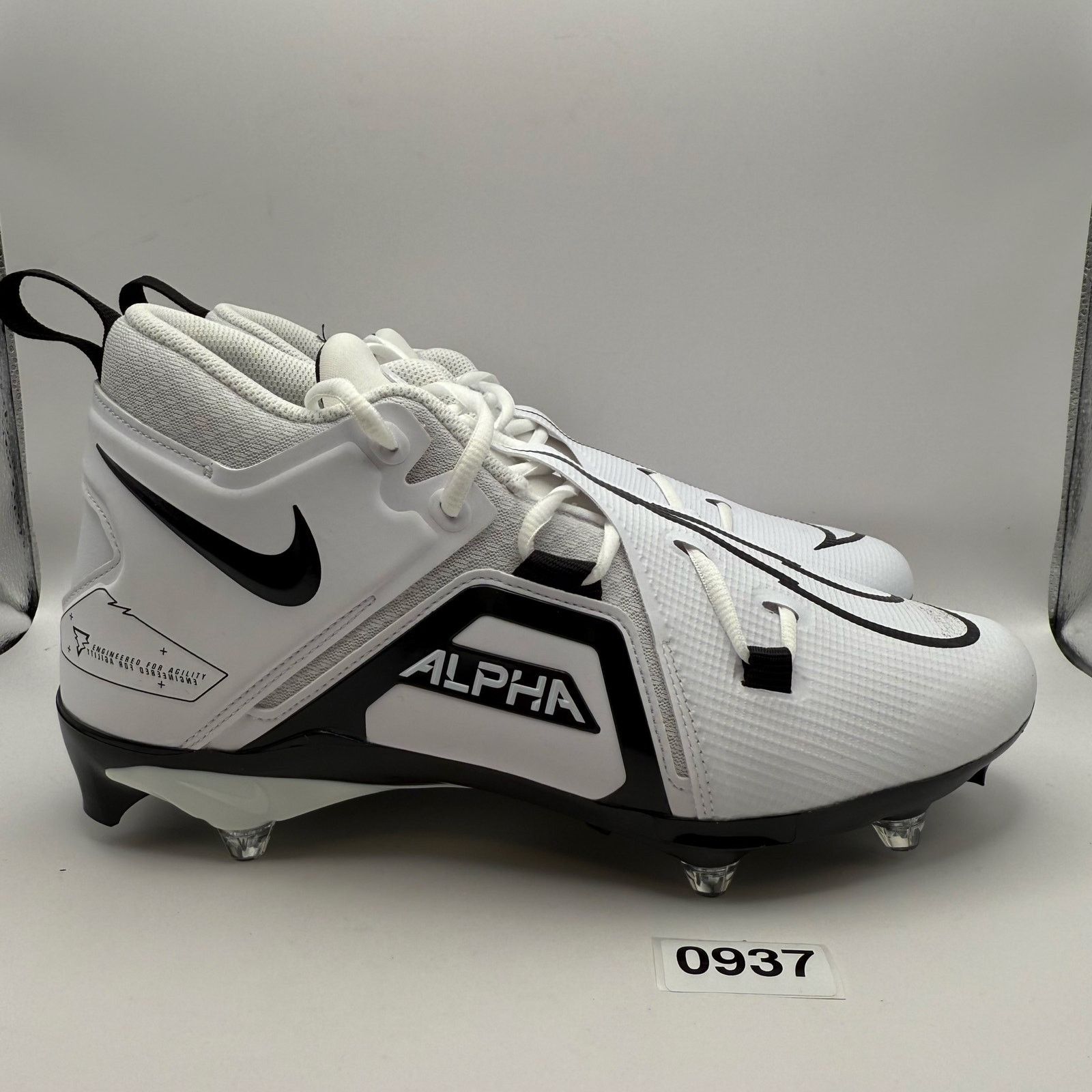 Nike NIKE ALPHA MENACE PRO 3 MEN'S 11 DETACH FOOTBALL CLEATS DH3 Size US 11 / EU 44 - 4 Thumbnail