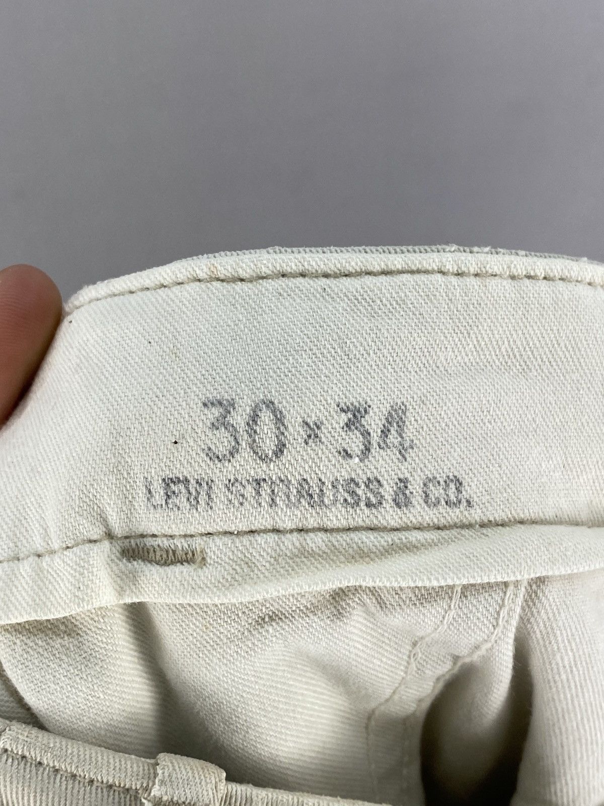 Levi's Vintage 90’s Levi’s Iconic 1970s US Army Khaki Trouser Pants Size US 30 / EU 46 - 12 Thumbnail