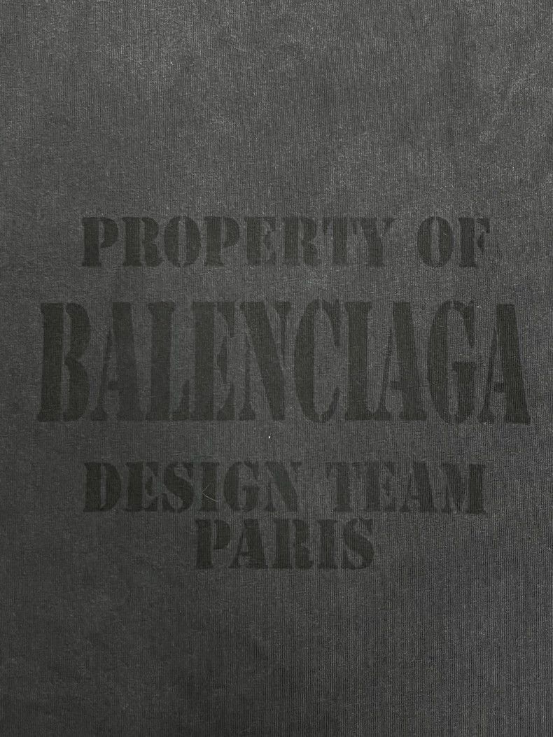 Balenciaga Balenciaga Letter logo slouchy crewneck T-shirt Size US S / EU 44-46 / 1 - 3 Thumbnail