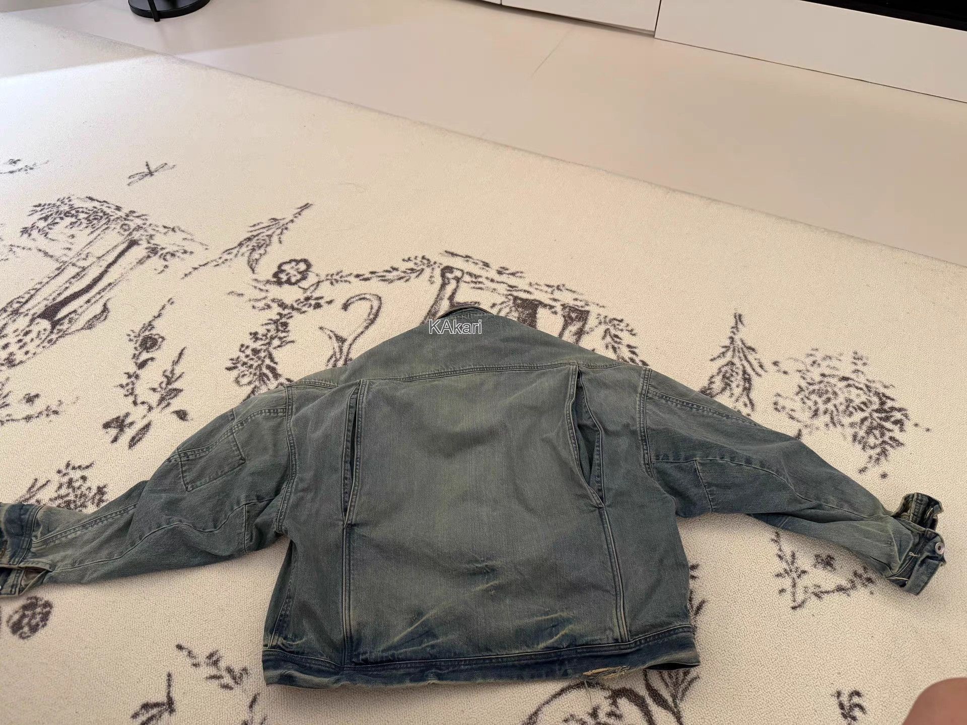 Julius Blue Denim Jacket with Distressed Details - Size L Size US L / EU 52-54 / 3 - 2 Thumbnail