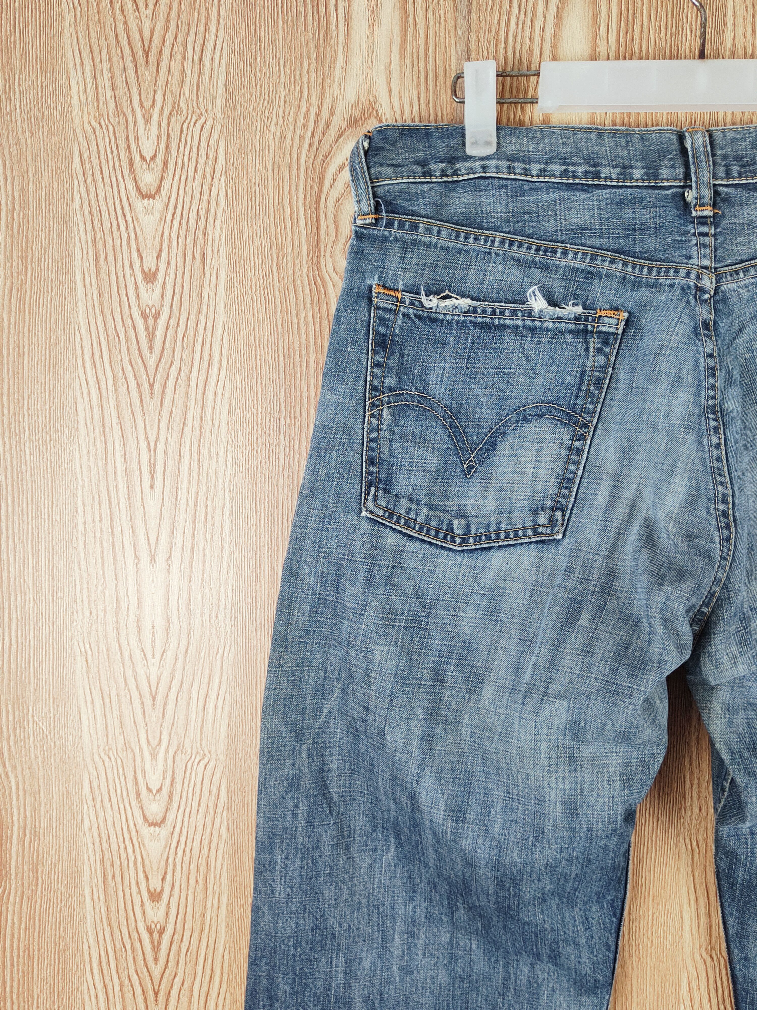Levi's 503 Levi's Blue Distressed Ripped Jeans #S2708 Size US 34 / EU 50 - 8 Thumbnail