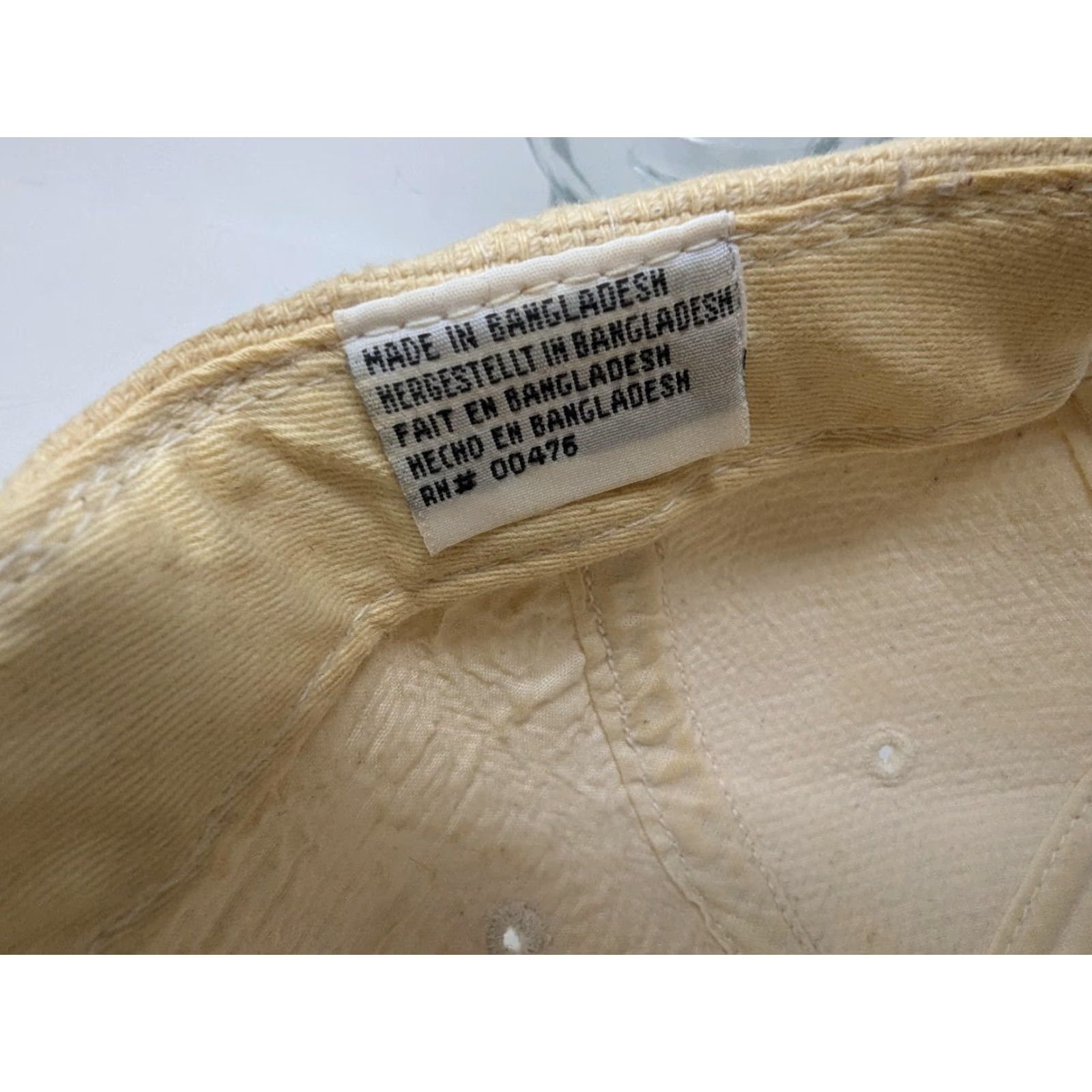 Reebok VINTAGE Reebok Golf Hat Cap Strap Back Beige Gray Isleta Eagle CC Mens 90s Size ONE SIZE - 7 Thumbnail