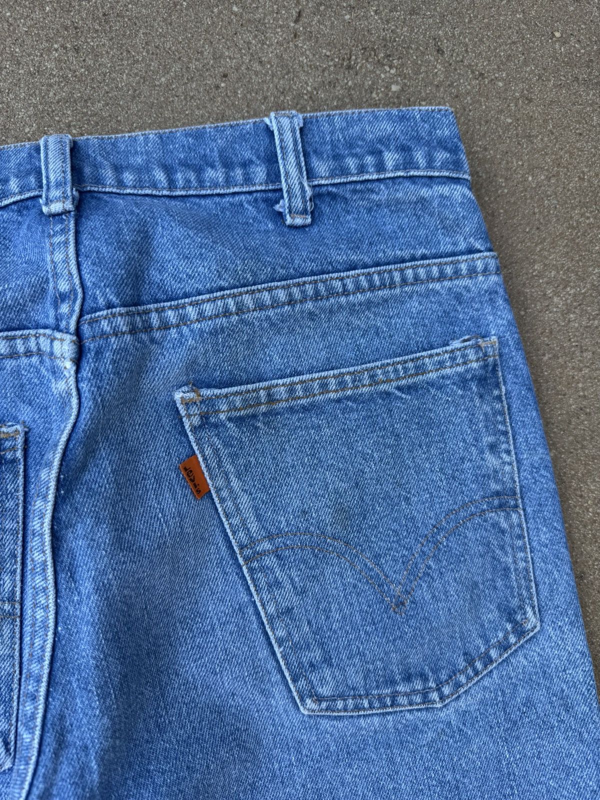 Vintage Vtg 70’s Levi’s 646 Orange Tab Bellbottom Flare Jeans 32x29 Size US 32 / EU 48 - 8 Thumbnail