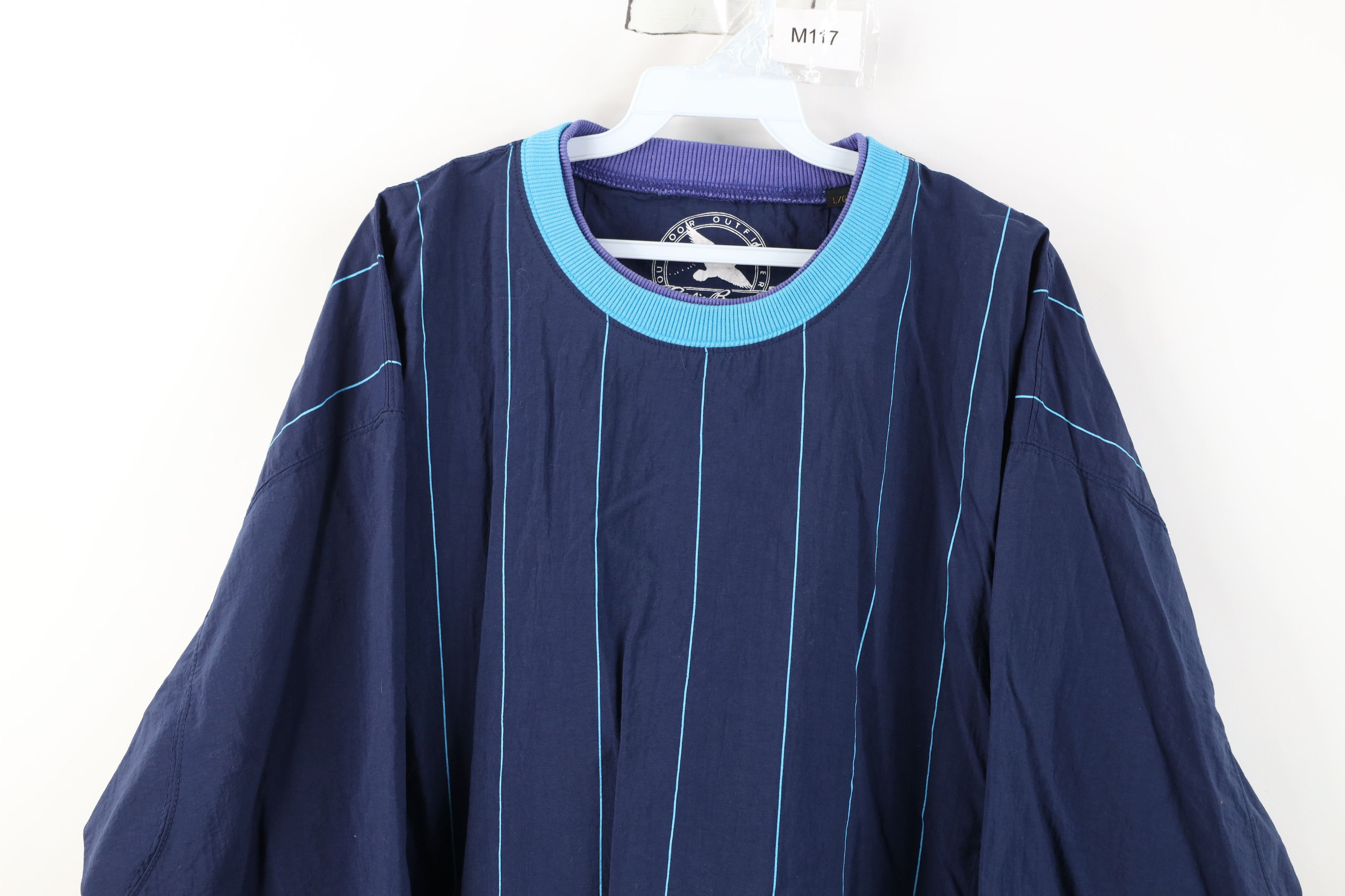 Eddie Bauer Vintage 90s Eddie Bauer Pullover Windbreaker Jacket Blue Size US L / EU 52-54 / 3 - 2 Thumbnail