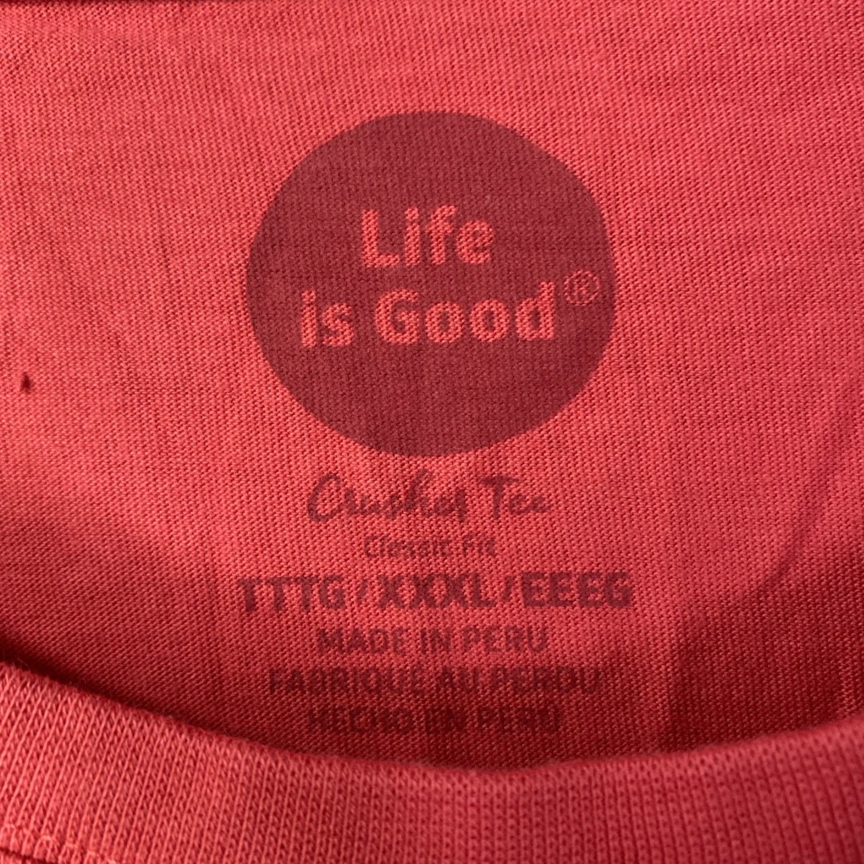 Life is Good Life Is Good Crusher Tee Long Sleeve T Shirt Christmas Fox In Snow 3X Red Womens Plus Size 3XL Holiday Gift Size XXL / US 16-18 / IT 52-54 - 7 Thumbnail