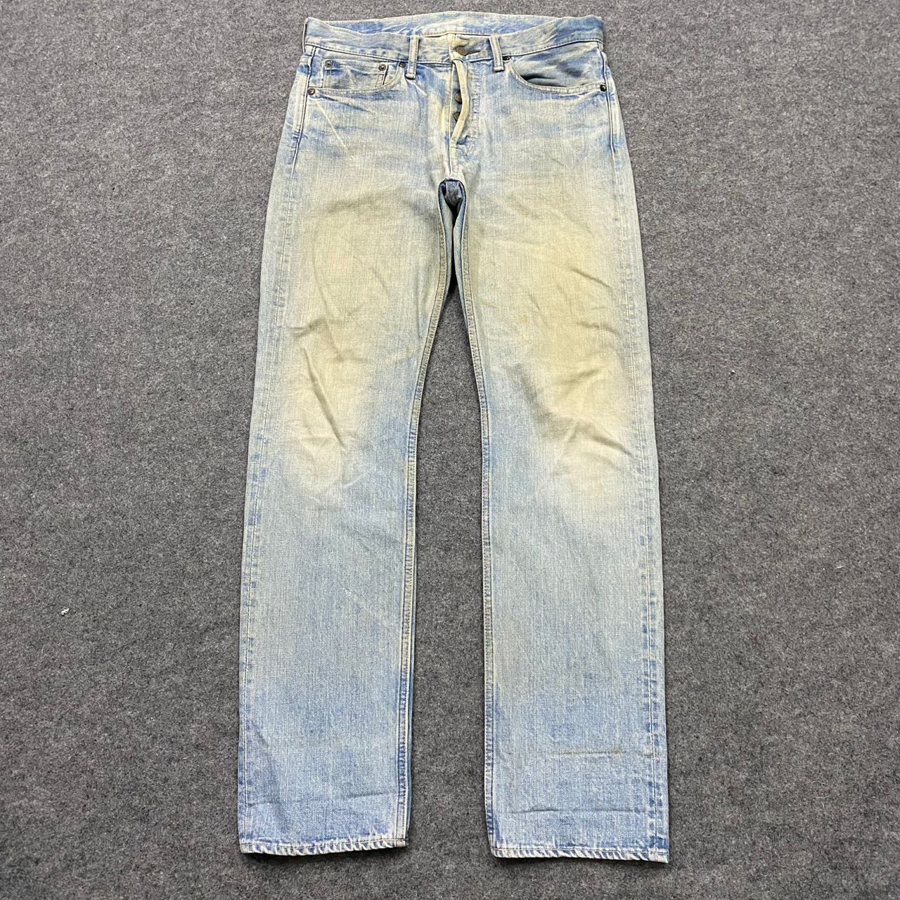 OMNIGOD 💥Best Offer💥Vintage Omigod Selvegde Distressed Denim Size US 33 - 1 Thumbnail