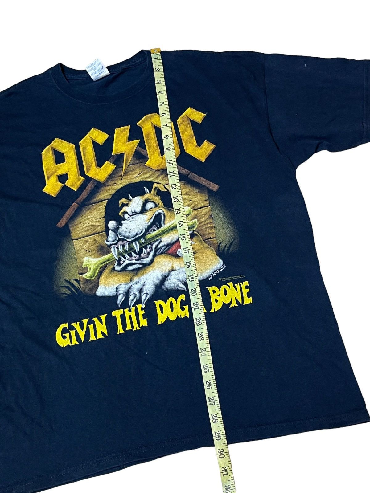 AC/DC VTG AC/DC GIVEN THE DOG A BONE 2009 W.A.BENSCOTER T SHIRT Size US XL / EU 56 / 4 - 7 Thumbnail