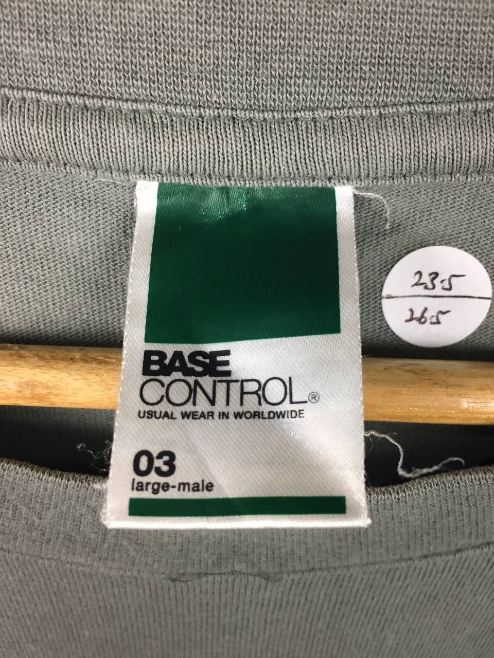 BASE CONTROL Base Control Japan Sage Green Usual Wear Pocket Tee Size US L / EU 52-54 / 3 - 17 Thumbnail