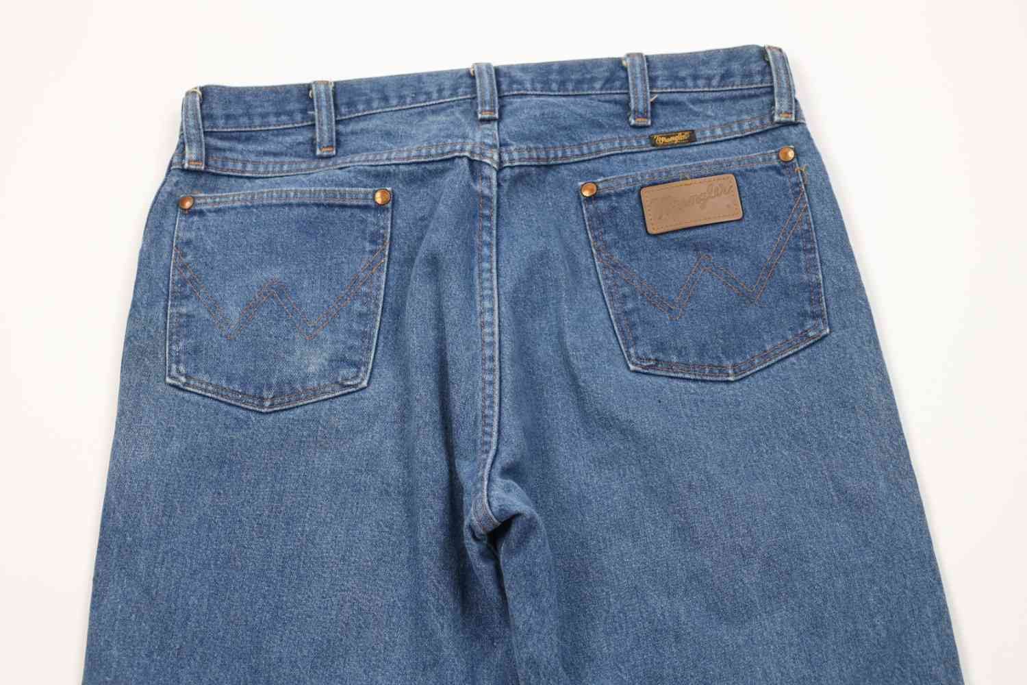 Wrangler Vintage 90s Wrangler Western Straight Leg Jeans Blue USA Size US 34 / EU 50 - 10 Thumbnail