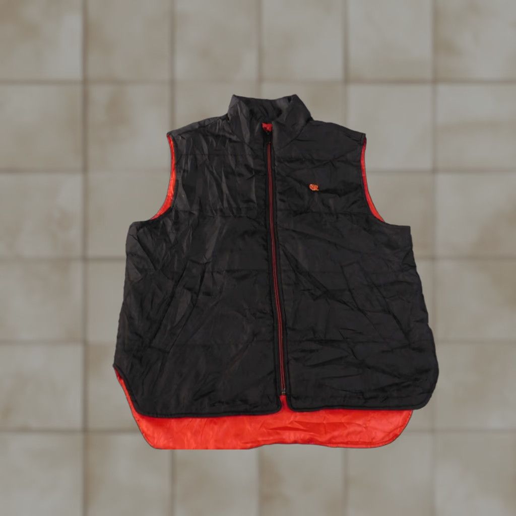 Rocawear Rocawear Vest Medium Mens Black Y2K Vintage Puffer Zip Hip-Hop Retro Jacket Coat Size US M / EU 48-50 / 2 - 1 Thumbnail