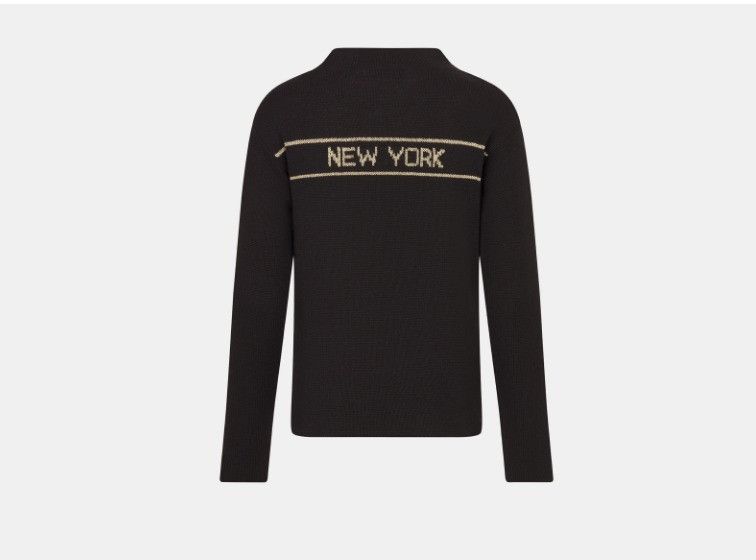 Dior o1w1db10425 414S94N Embroidered Sweater in Black Size XL / US 12-14 / IT 48-50 - 2 Thumbnail