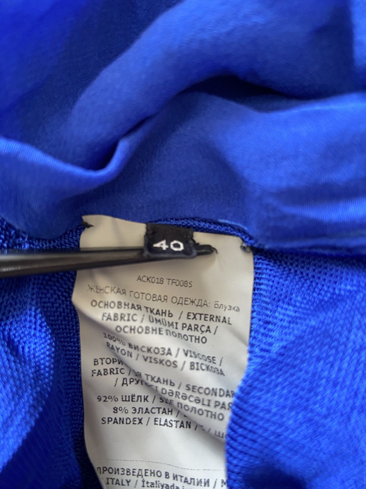 Tom Ford Tom Ford Blue Viscose Zip Hooded Dress Size S / US 4 / IT 40 - 11 Thumbnail
