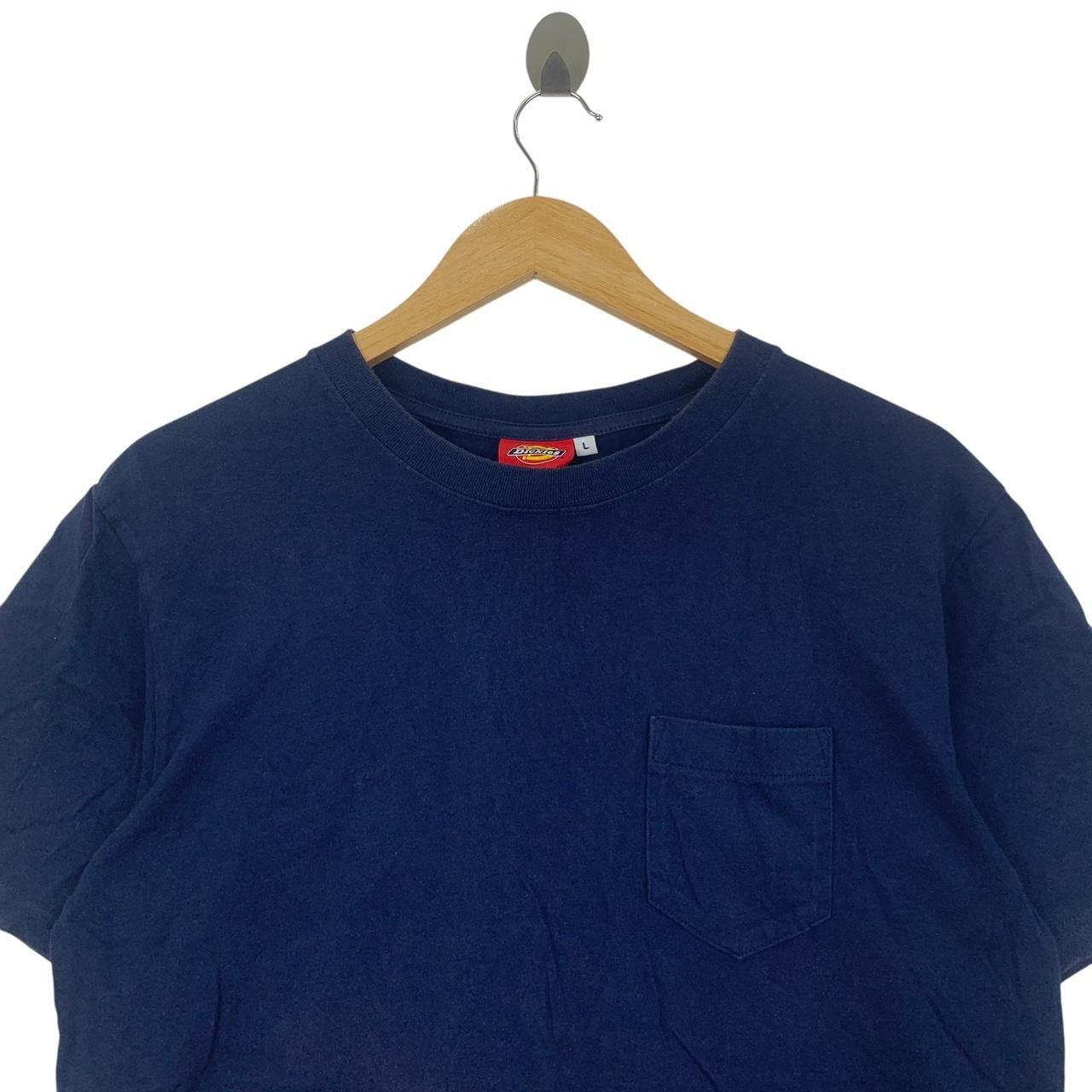 Dickies Vintage DICKIES USA Natural Dye Indigo Pocket Tee Shirt Top Size US L / EU 52-54 / 3 - 2 Thumbnail