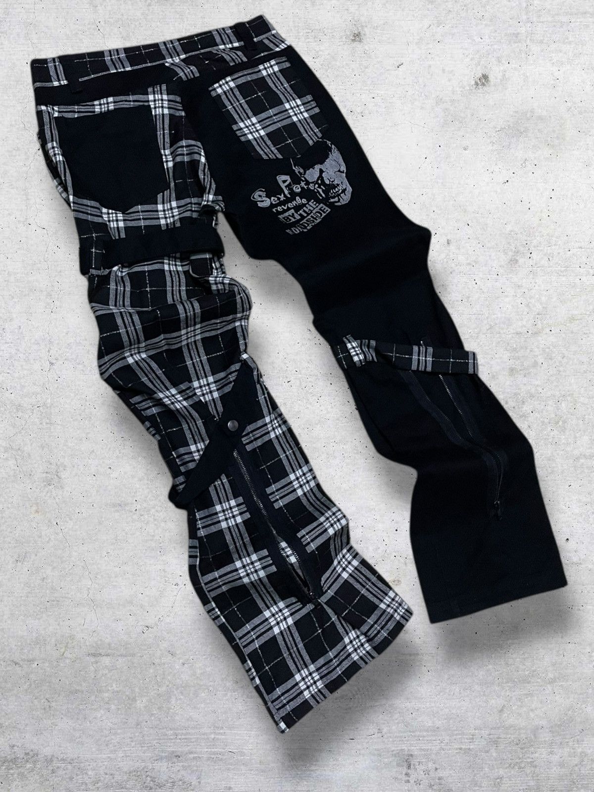 Hysteric Glamour VINTAGE SEX PORT JAPAN DESIGNER 90S BONDAGE PUNK DIVISION OG Size US 29 - 11 Thumbnail