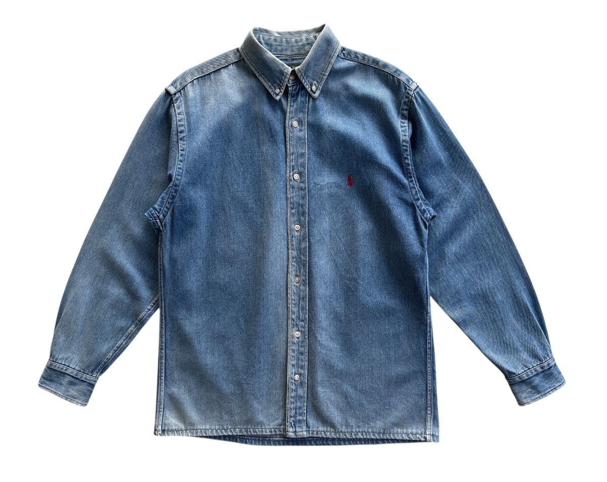 Polo Ralph Lauren Vintage Polo RL Country Denim Shirt Size US S / EU 44-46 / 1 - 3 Thumbnail