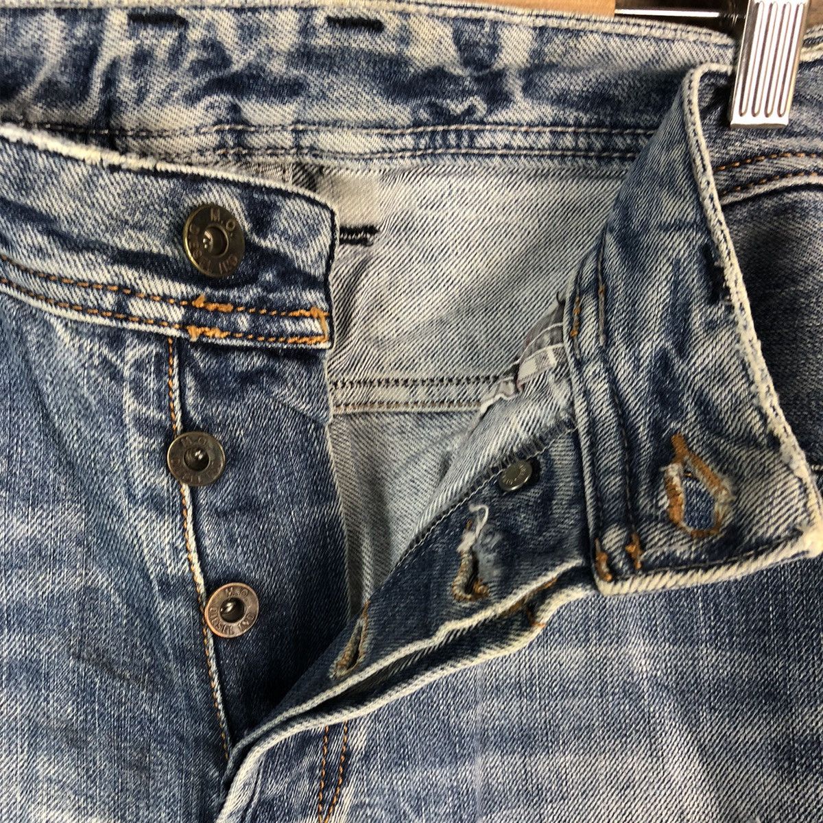 Diesel DL Diesel Industries Blue Distressed Denim Pants #C157 Size US 31 - 13 Thumbnail