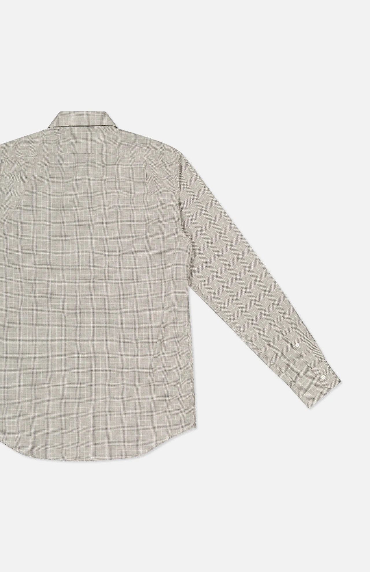Ralph Lauren Purple Label Gray Cotton Glen Check Long Sleeve Sport Shirt $595 2x Size US XXL / EU 58 / 5 - 13 Thumbnail