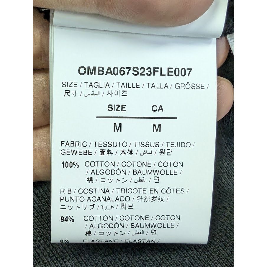 Off-White o1rshd1 Bookish Laund Boxy Crewneck in Black Size US M / EU 48-50 / 2 - 16 Thumbnail