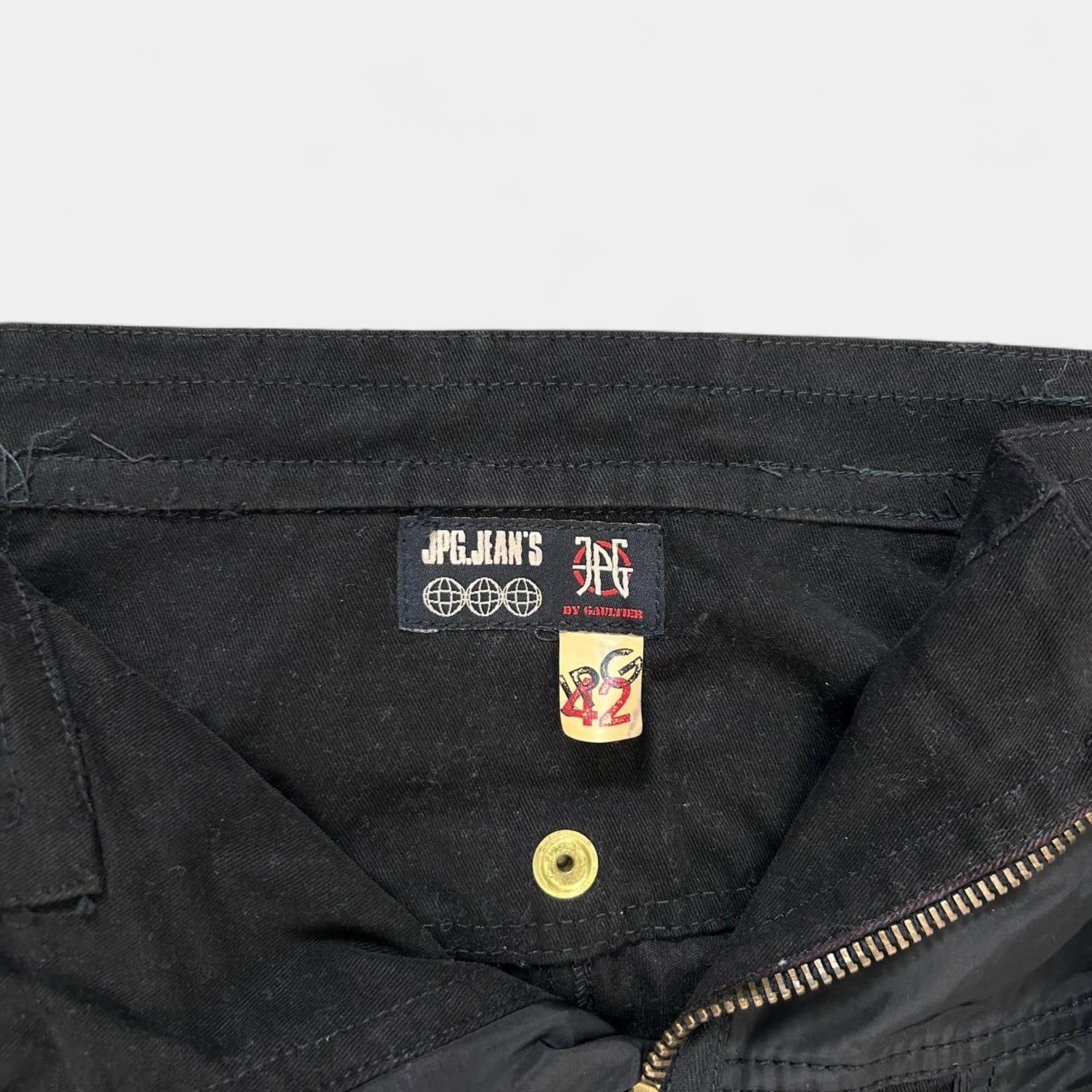 Jean Paul Gaultier Jean Paul Gaultier AW03 Bondage Black Cargo Pants Size US 30 / EU 46 - 4 Thumbnail