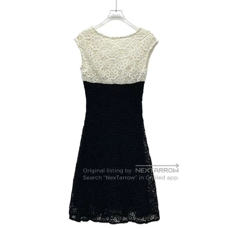 Dior Dior Colour-blocked floral lace hollow embroidery cotton r Size XS / US 0-2 / IT 36-38 - 1 Thumbnail