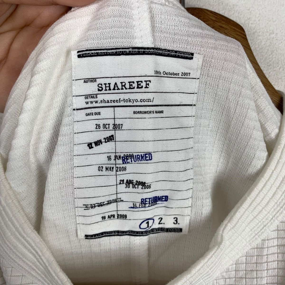 SHAREEF Vintage SHAREEF TOKYO 2007 S/S Collection Baggy Tee Shirt Size L / US 10 / IT 46 - 4 Thumbnail