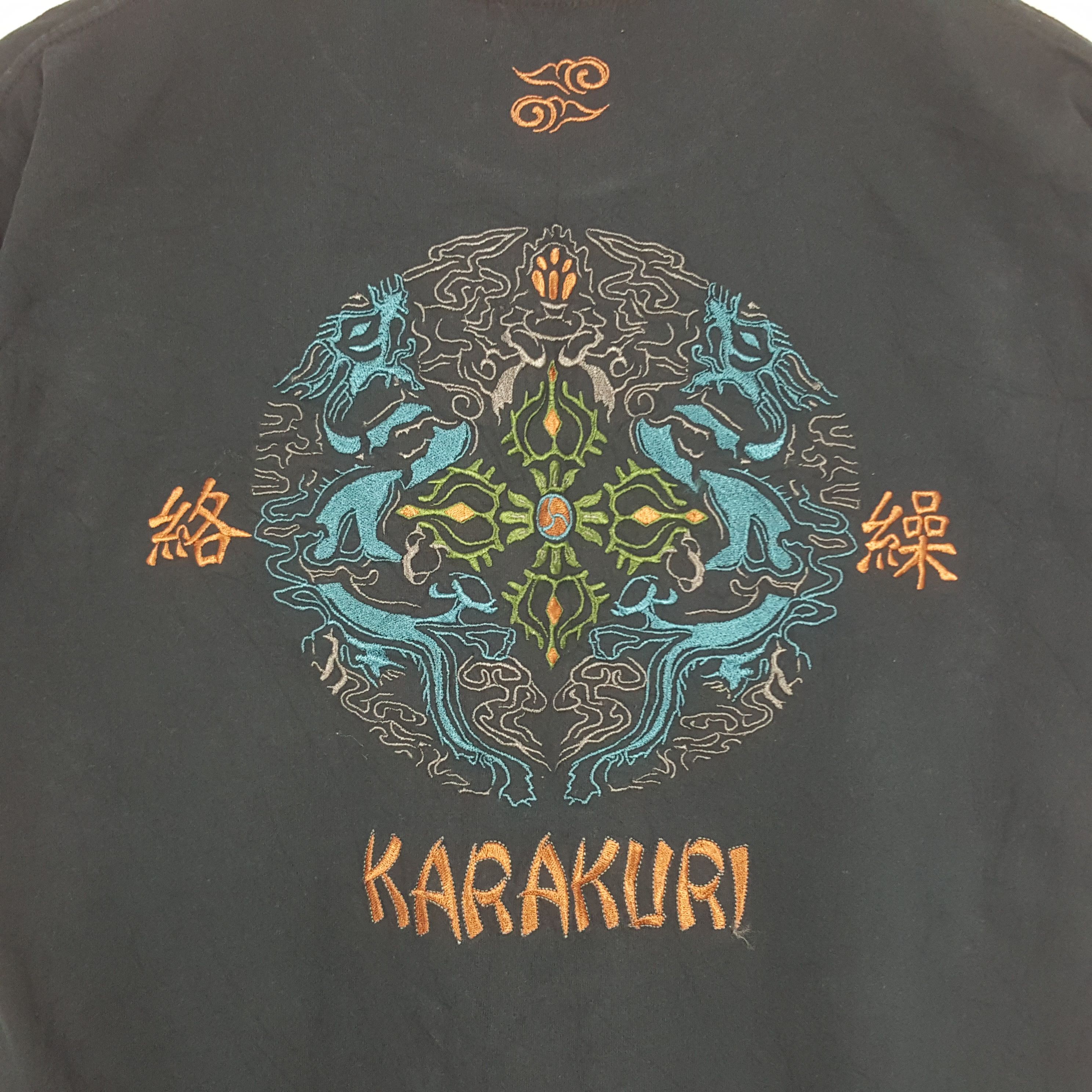 Japanese Brand × Vintage Vintage Karakuri Japanese Brand Sukajan Traditional Tshirt Size US M / EU 48-50 / 2 - 2 Thumbnail