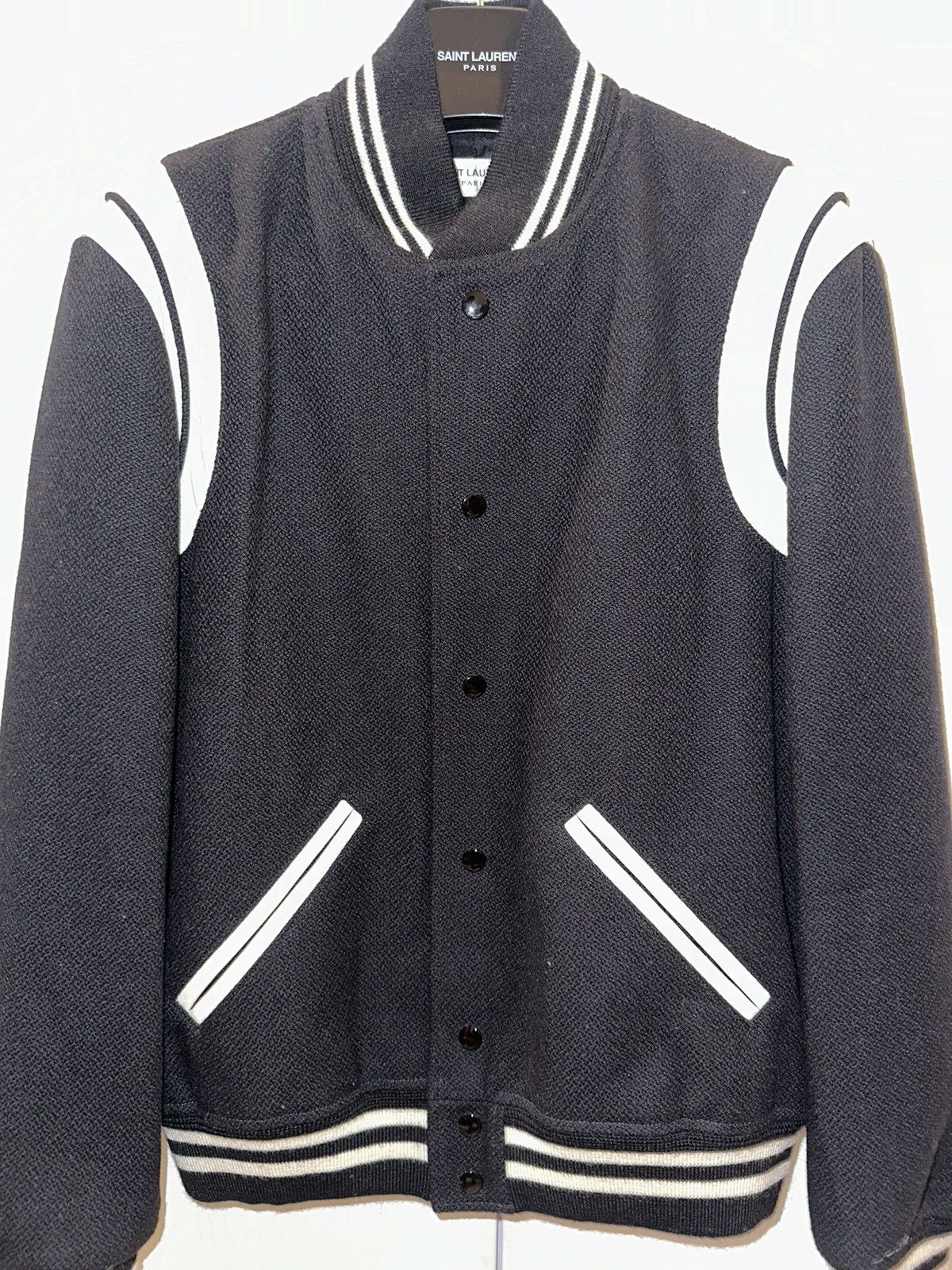 Yves Saint Laurent Saint Laurent Teddy Bomber Jacket Size US M / EU 48-50 / 2 - 2 Thumbnail